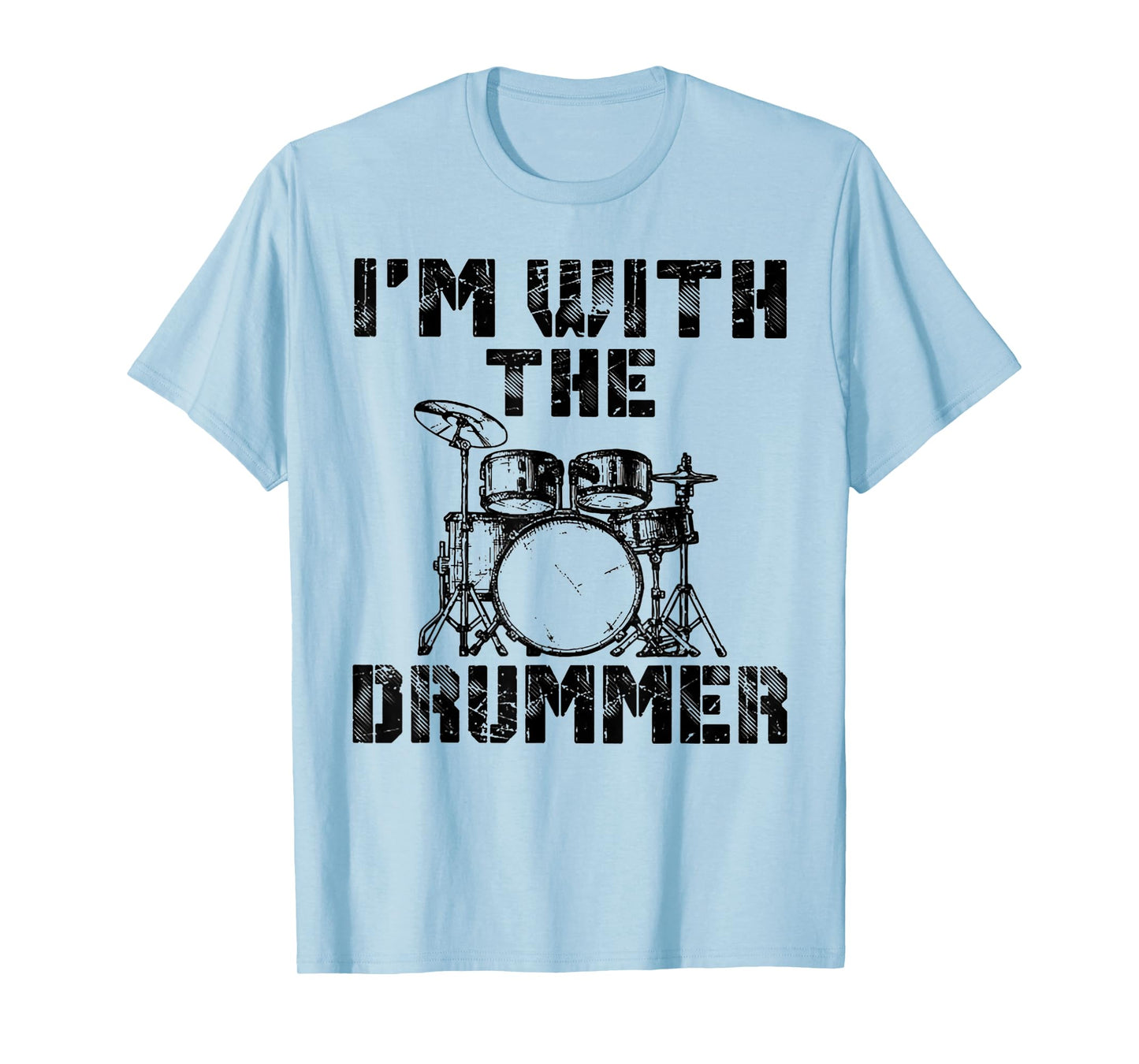 I'm Here for the Drummer Funny T-Shirt