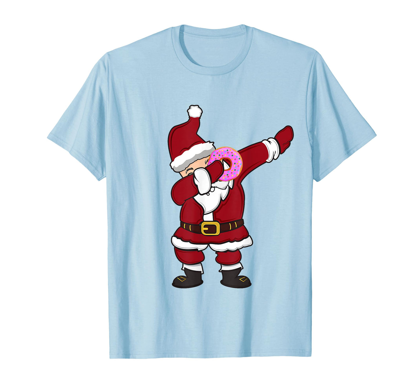 Funny Ugly Christmas Sweater Dab Santa Donut - Dabbing Santa
