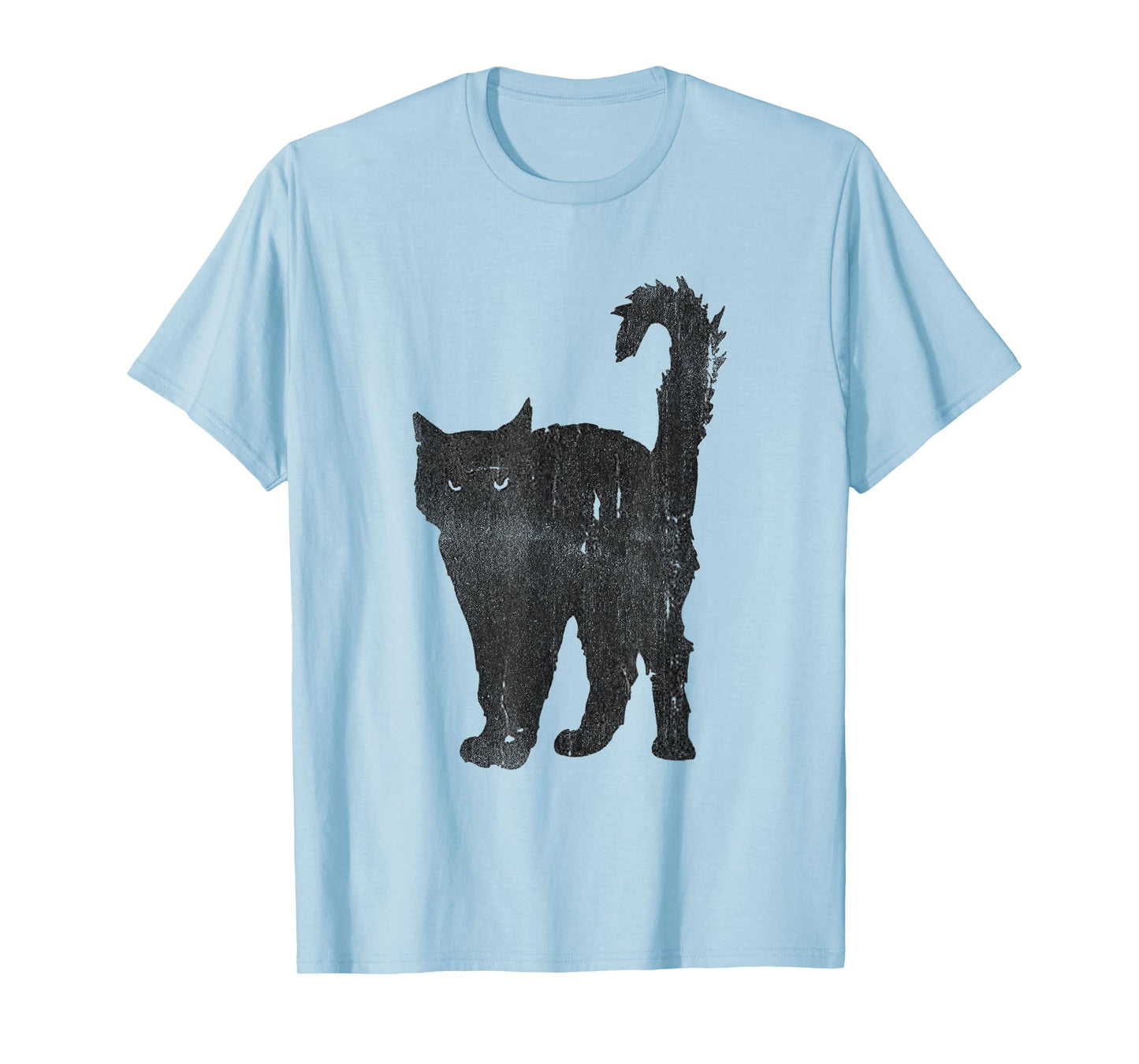 Awesome Punk Rock Black Cat T-Shirt Mens & Womens T-Shirt
