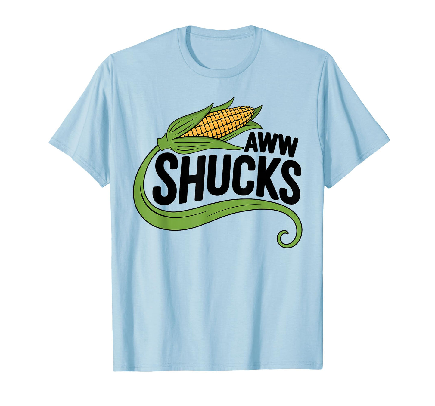 Aww Shucks Funny Corn Pun Corn On The Cob T-Shirt