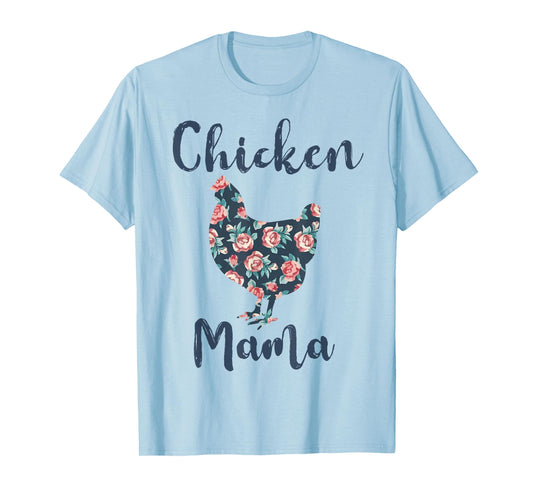 Chicken Mama Shirt Women Chicken Mom Funny T-Shirt