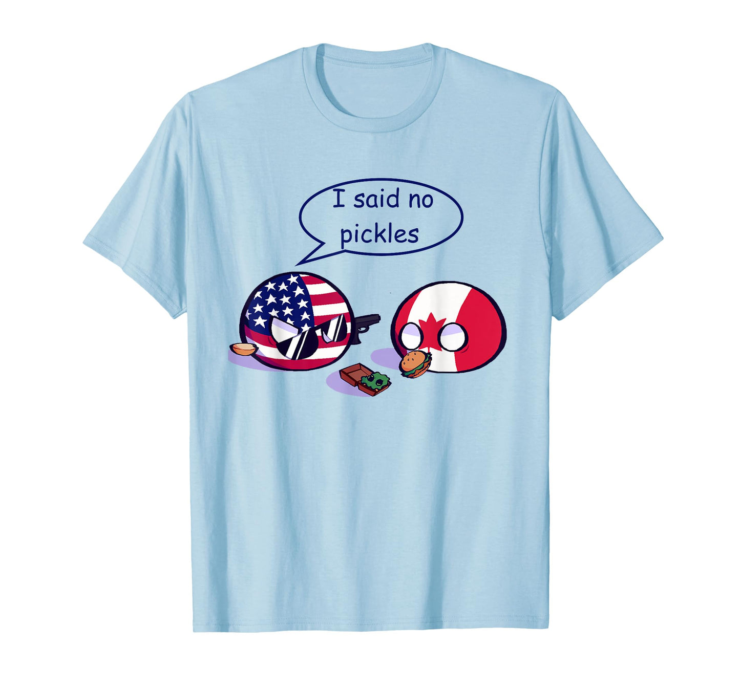 Countryballs Canada USA T-Shirt