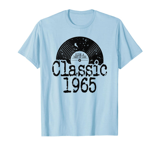Best Of 1965 Classic Vinyl, Born In 1965 Thoughtful Birthday T-Shirt