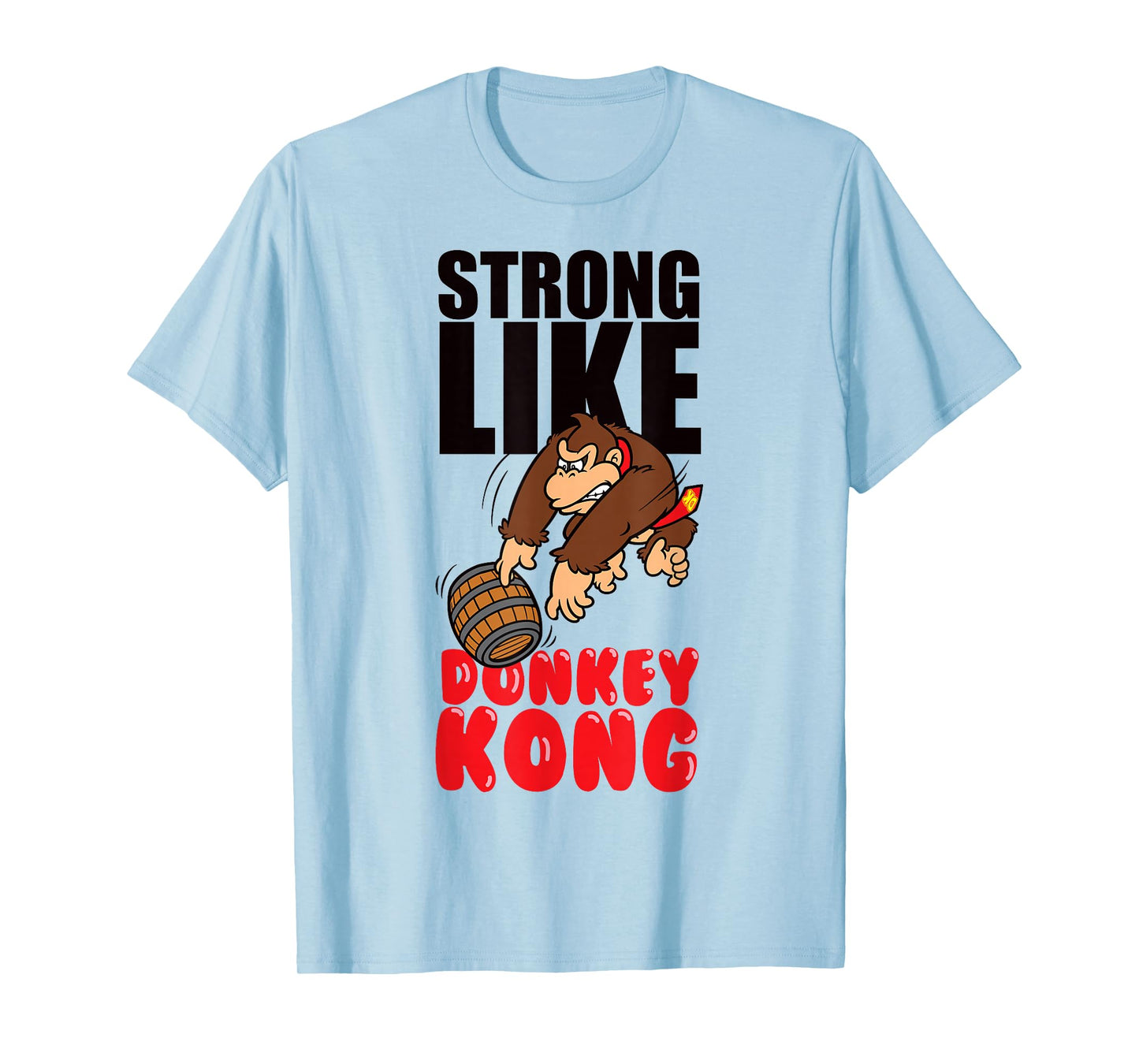 Nintendo Strong Like Donkey Kong Barrel Throw T-Shirt