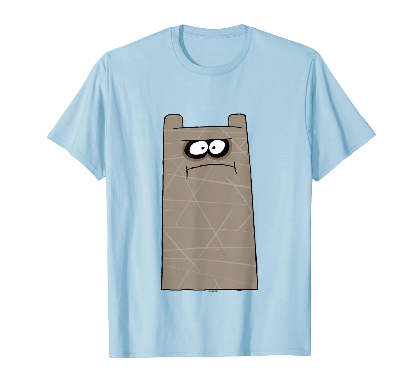 Chowder Shnitzel Big Serious Face Chest Logo T-Shirt