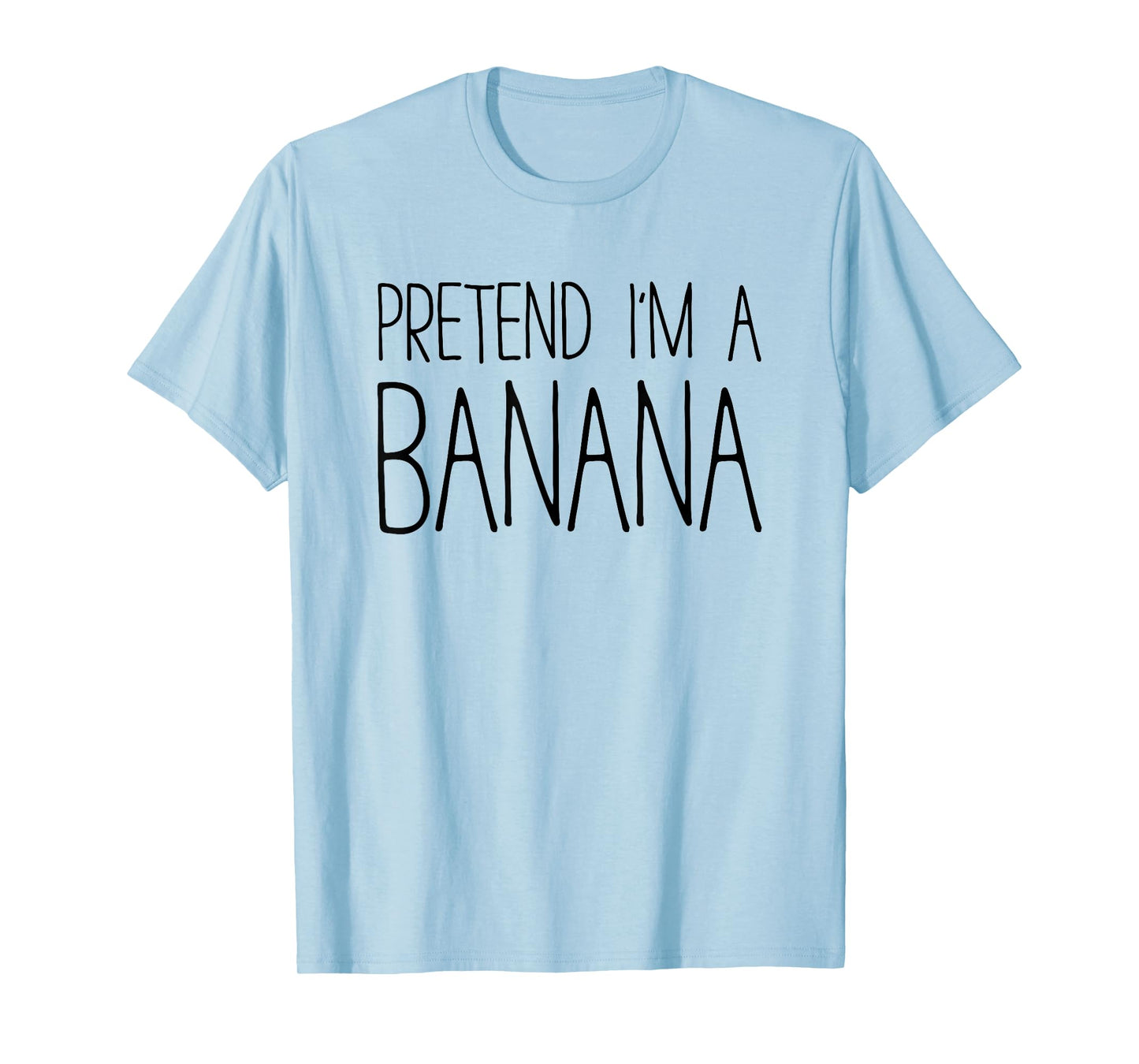 Pretend I'm A Banana Shirt Adult Men Women Matching Costume T-Shirt