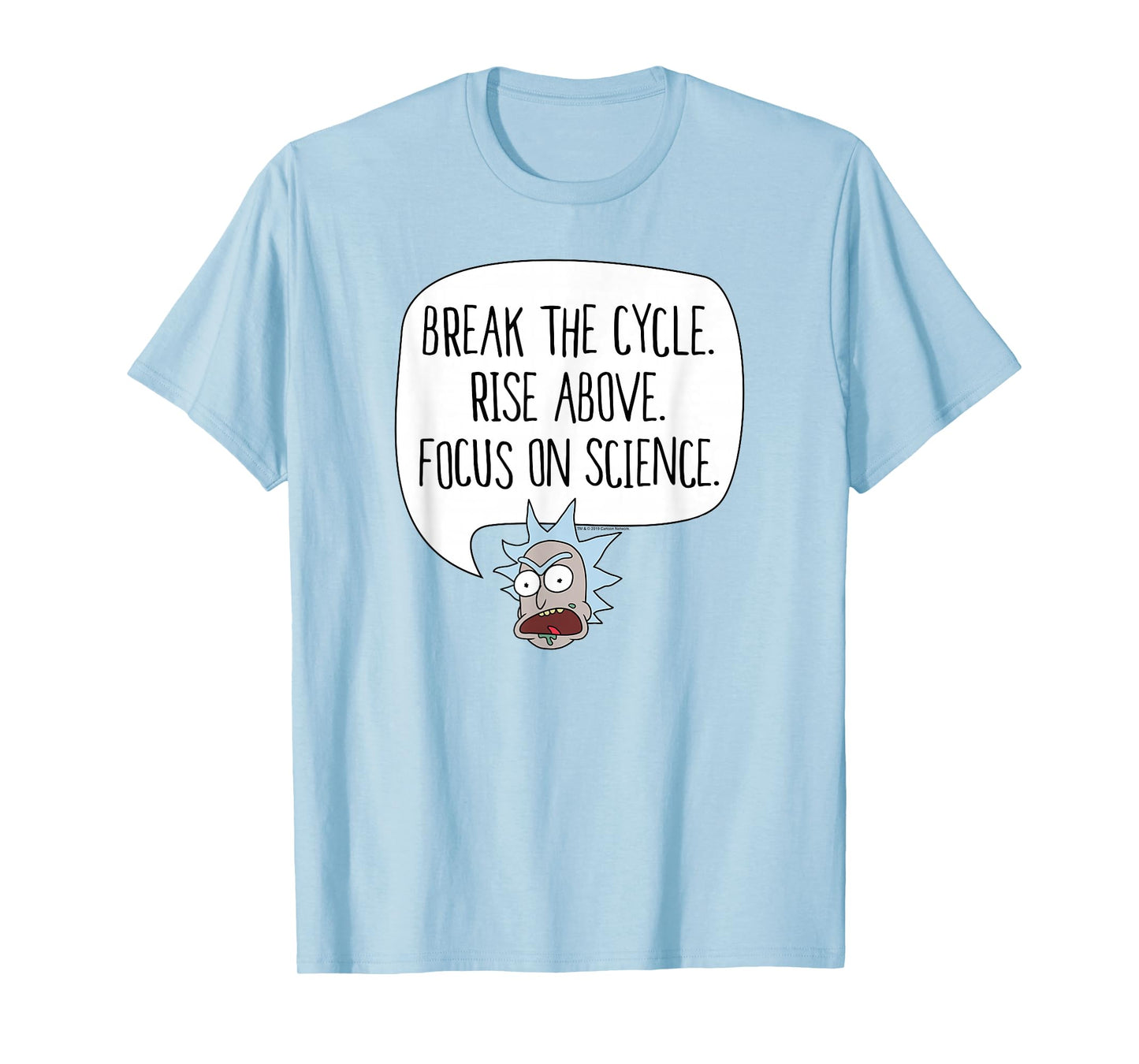 Rick and Morty Break the Cycle. Focus on Science T-Shirt