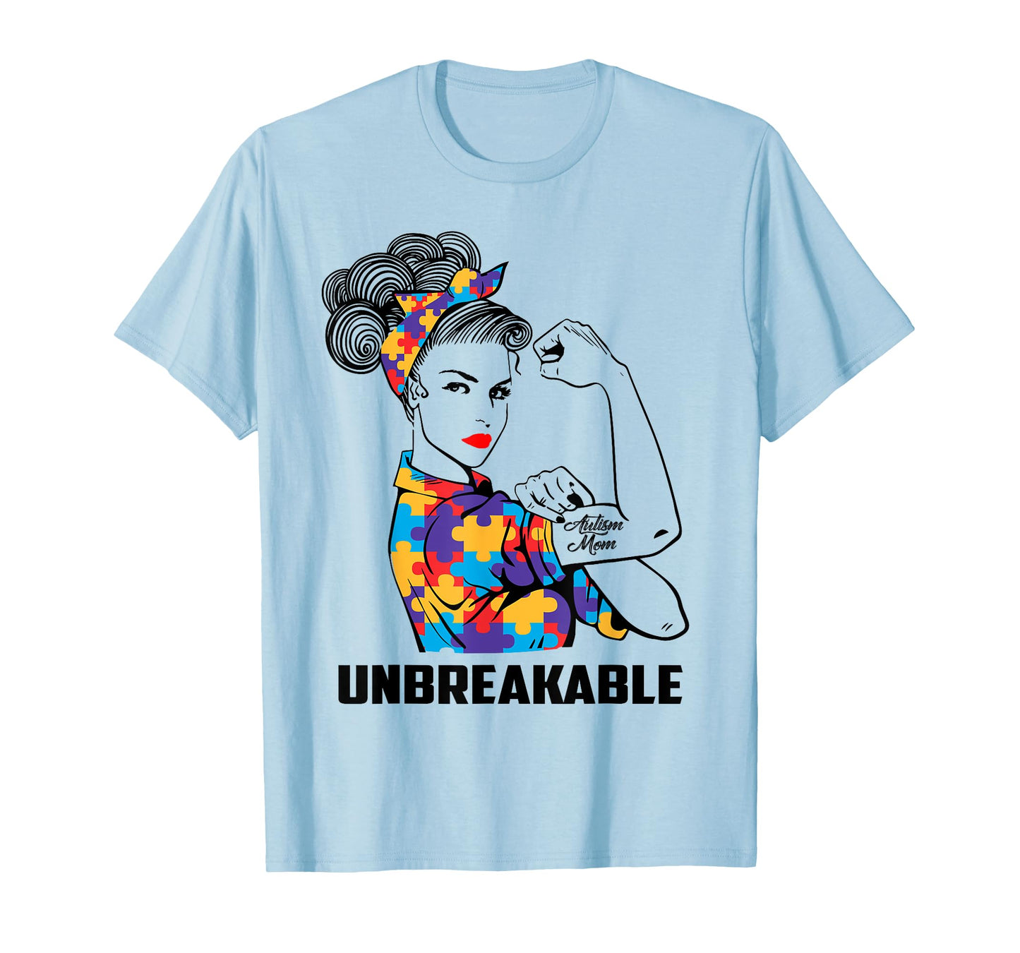 Autism Mom Gifts Autism Mama Awareness Gift Autistic Parents T-Shirt