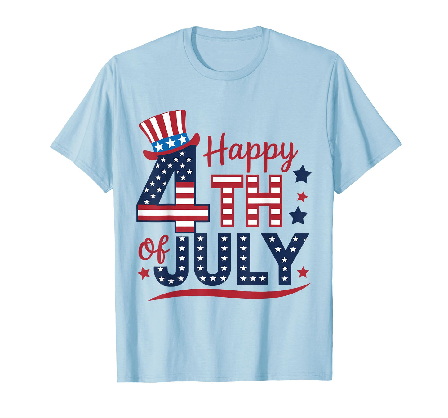 Fourth of July for Women American Men Kids Happy 4th of July T-Shirt