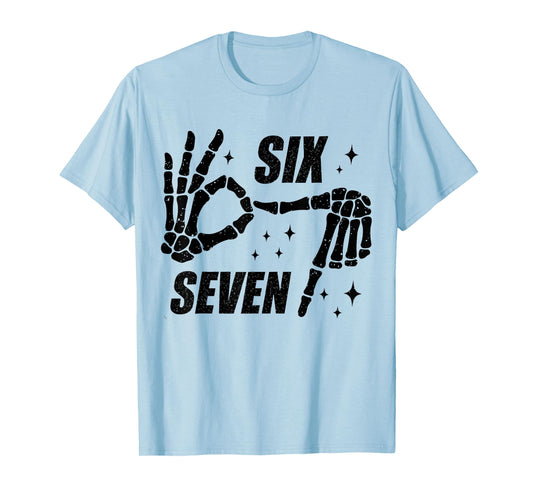 Cool Six Seven Number Gen Alpha Slang 6 7 Trending Meme T-Shirt