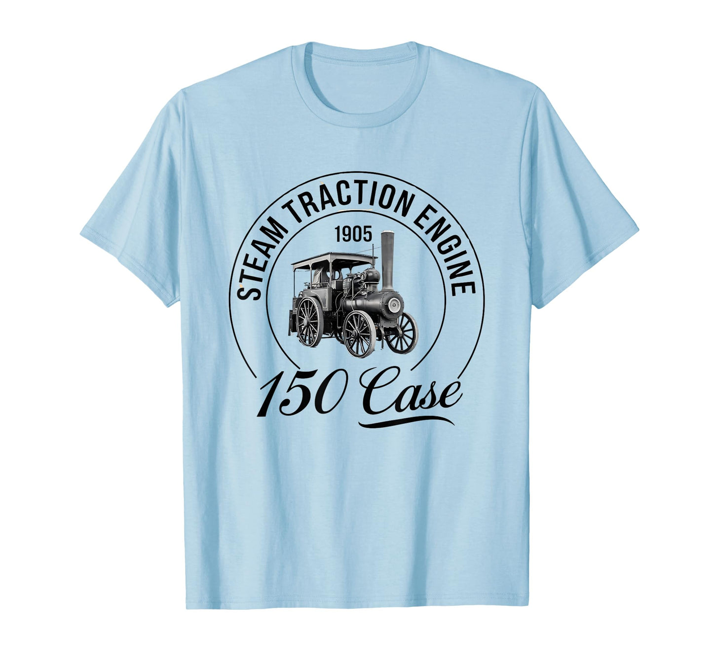 150 Case Steam Traction Engine Vintage Antique Farm Tractor T-Shirt