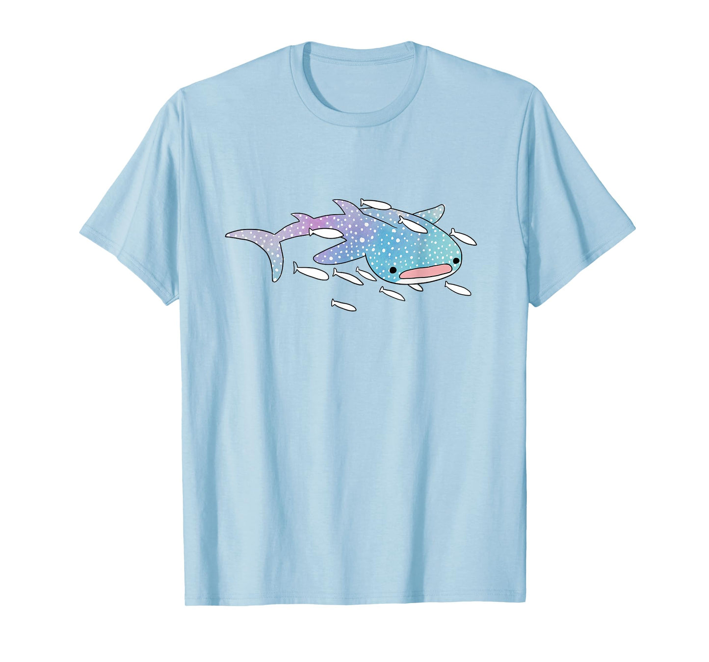 Cute Kawaii Aesthetic Blue Whale Shark Ocean T-Shirt Gift T-Shirt