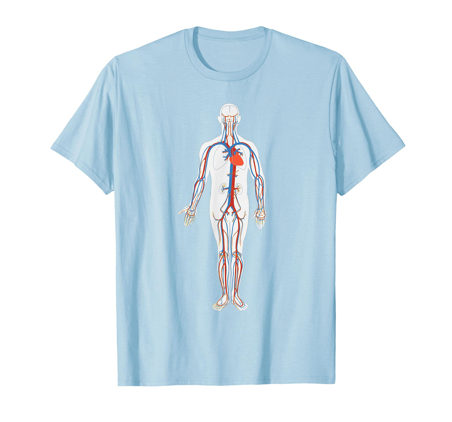 Circulatory System Anatomy Chart Arteries Veins T-Shirt
