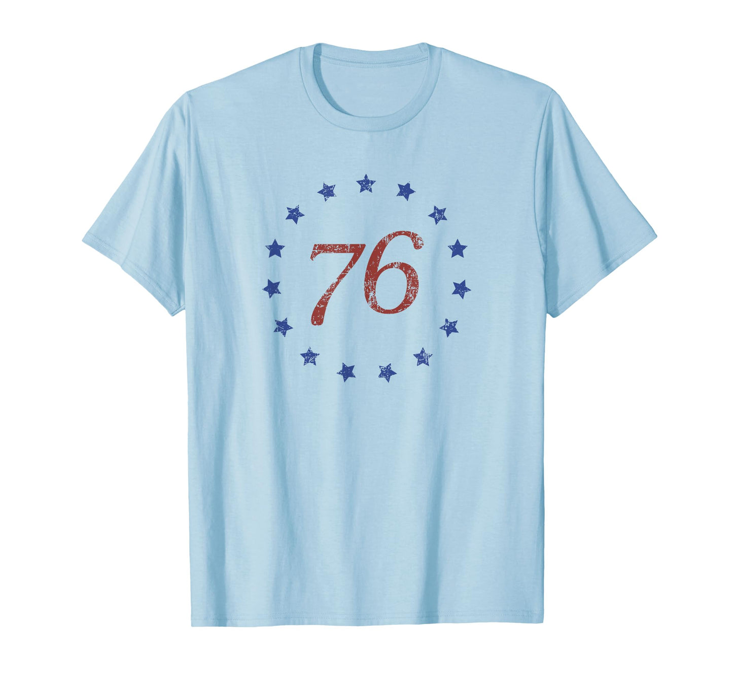 Betsy Ross Flag Spirit of 76 1776 Patriotic 4th of July T-Shirt