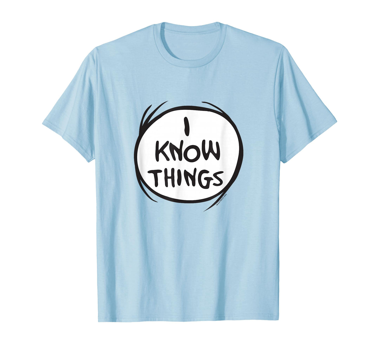 Dr. Seuss Cat In The Hat I Know Things Officially Licensed T-Shirt