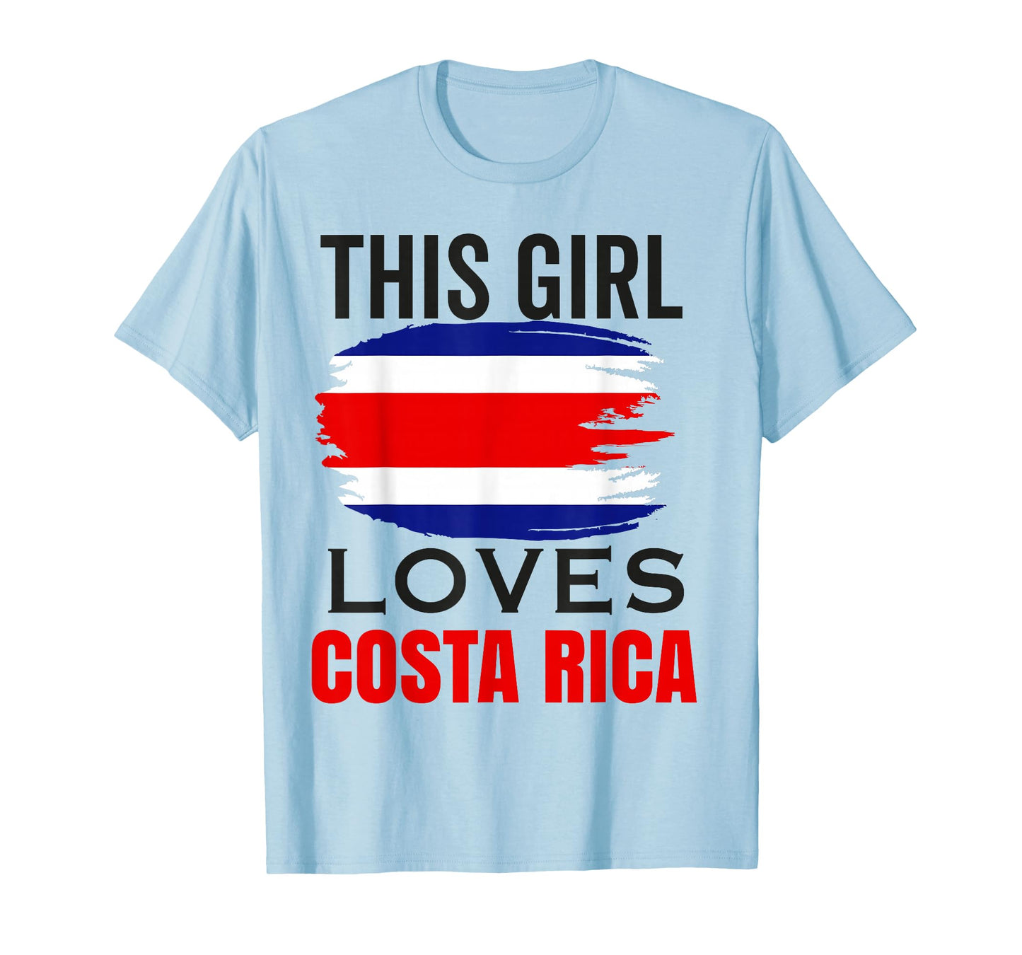 Costa Rica Flag Women Costa Rican Camiseta Mujer Souvenir T-Shirt