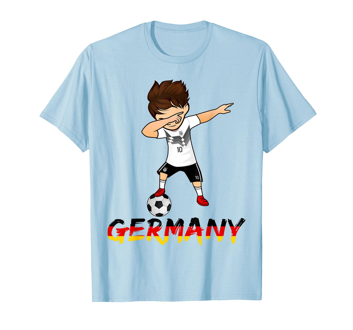 Dabbing Germany Soccer T-Shirt Boys German Football Kit Tee