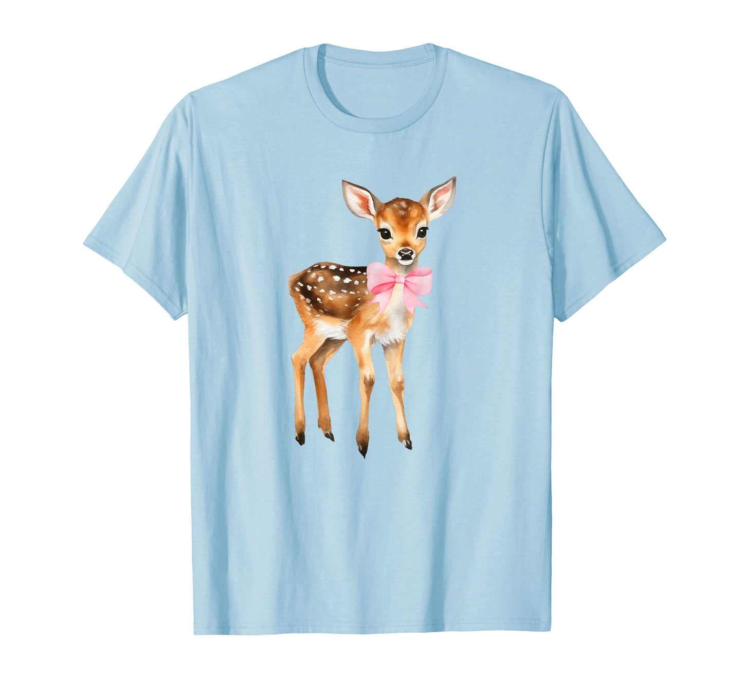Deer Coquette Bow Girl Cute Aesthetic Girl Woman Reindeer T-Shirt