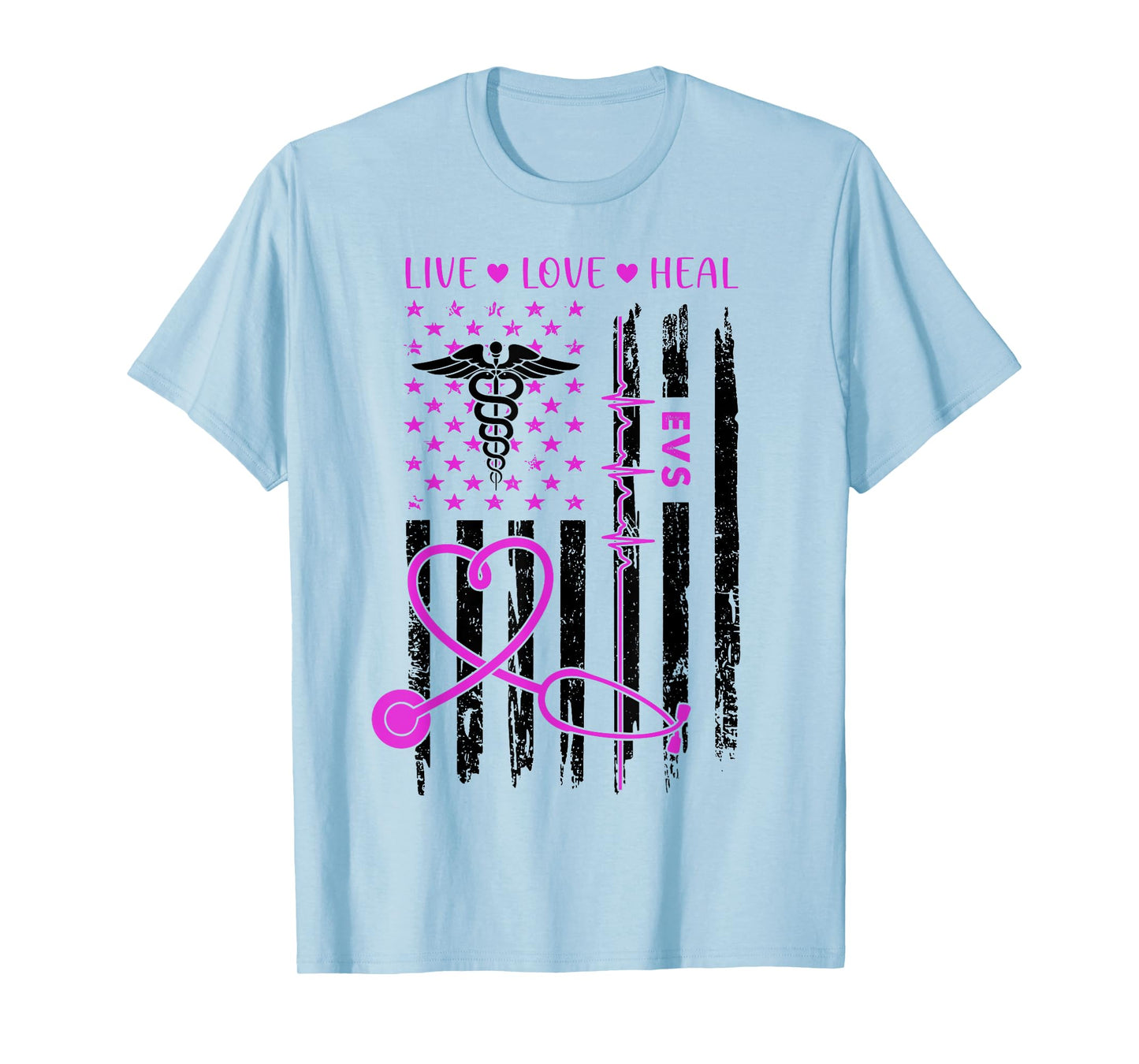 EVS Shirt EVS Appreciation Week 2025 Gift USA Flag Design T-Shirt