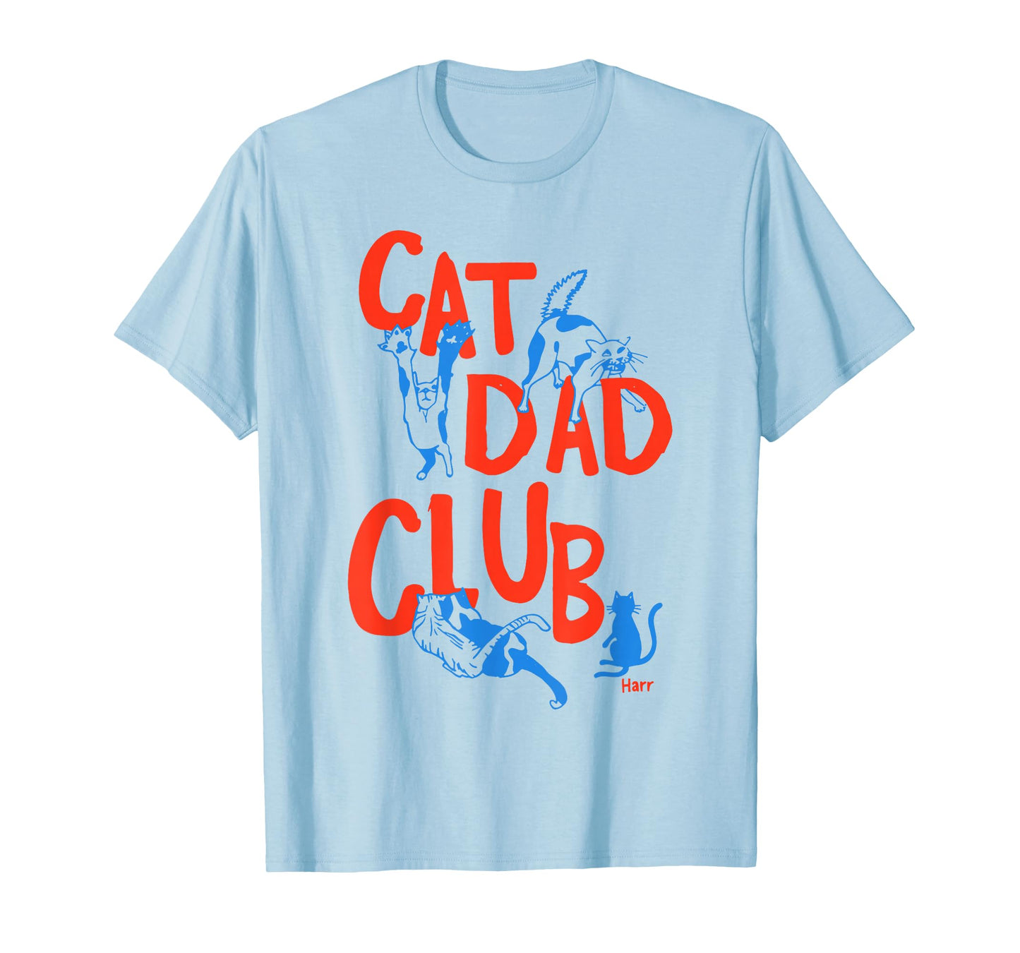 Vintage Cat Dad Club Life is Better with Cats Funny Cat Dad T-Shirt