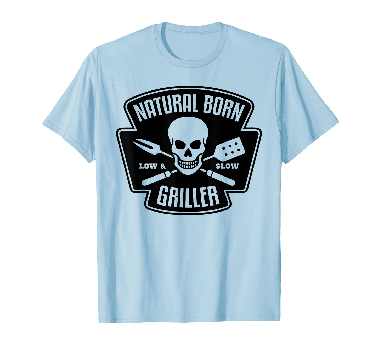 Barbecue Natural Born Grillmeister Griller Grill Gift T-Shirt