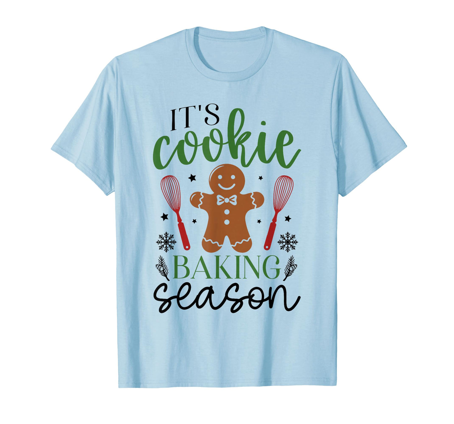 Christmas Women Cookie Baking T-Shirt