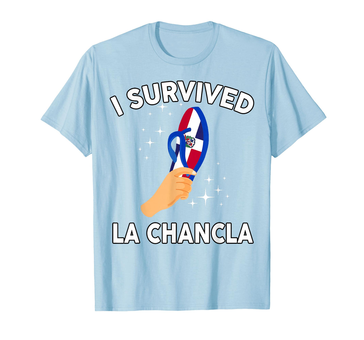 I Survived La Chancla Dominican Republic Flag Mom Mama Women T-Shirt