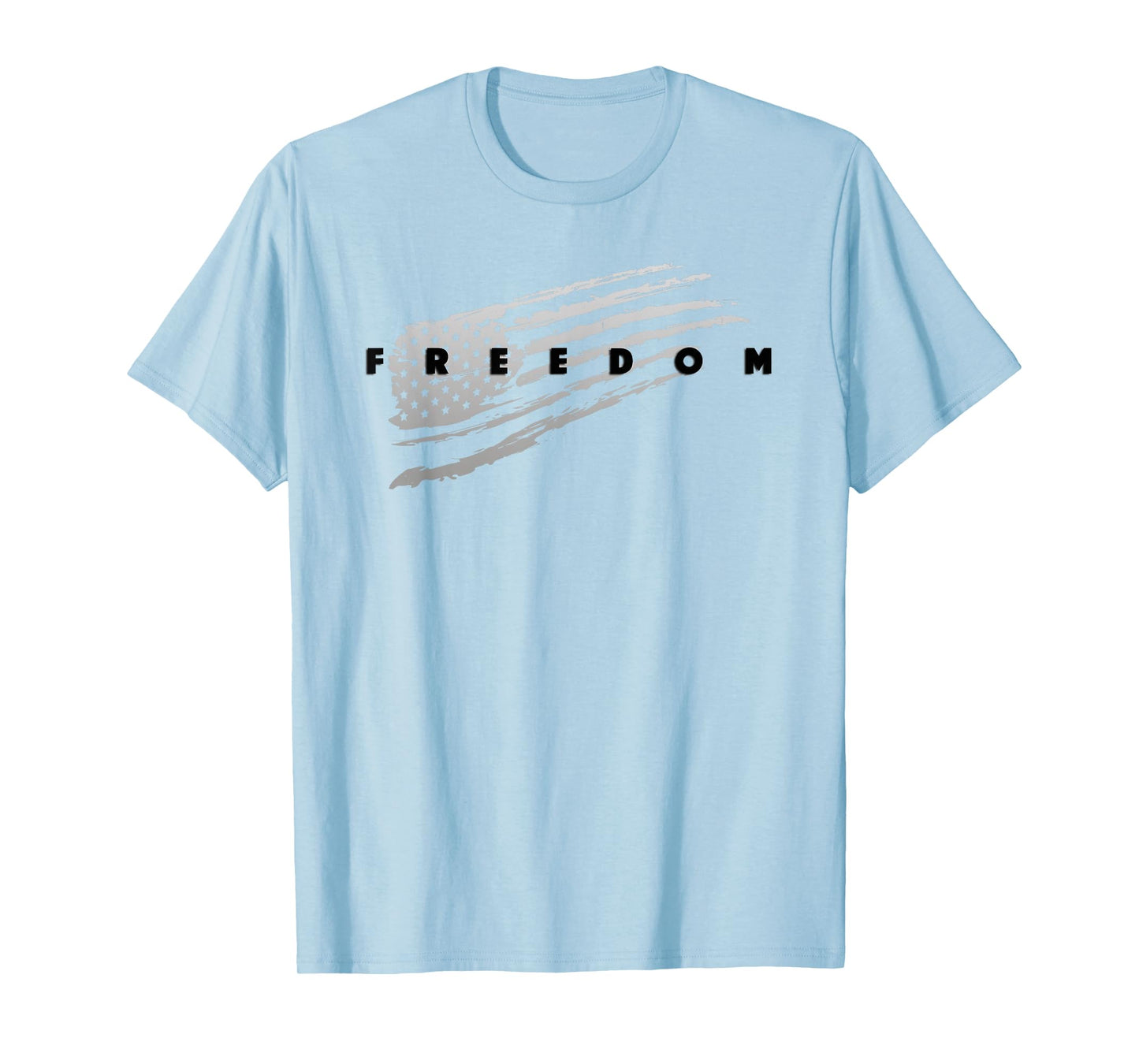 Distressed American Flag Patriotic Pride Freedom T-Shirt