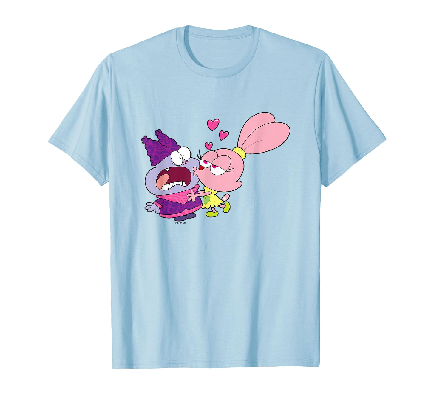 Chowder Valentine's Day Panini Kissing A Terrified Chowder T-Shirt