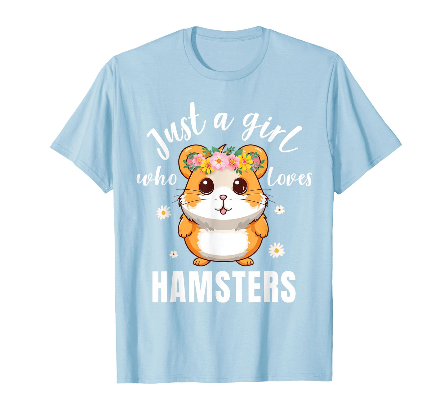 Hamster Shirt Kids Girls Just a Girl Who Loves Hamsters T-Shirt