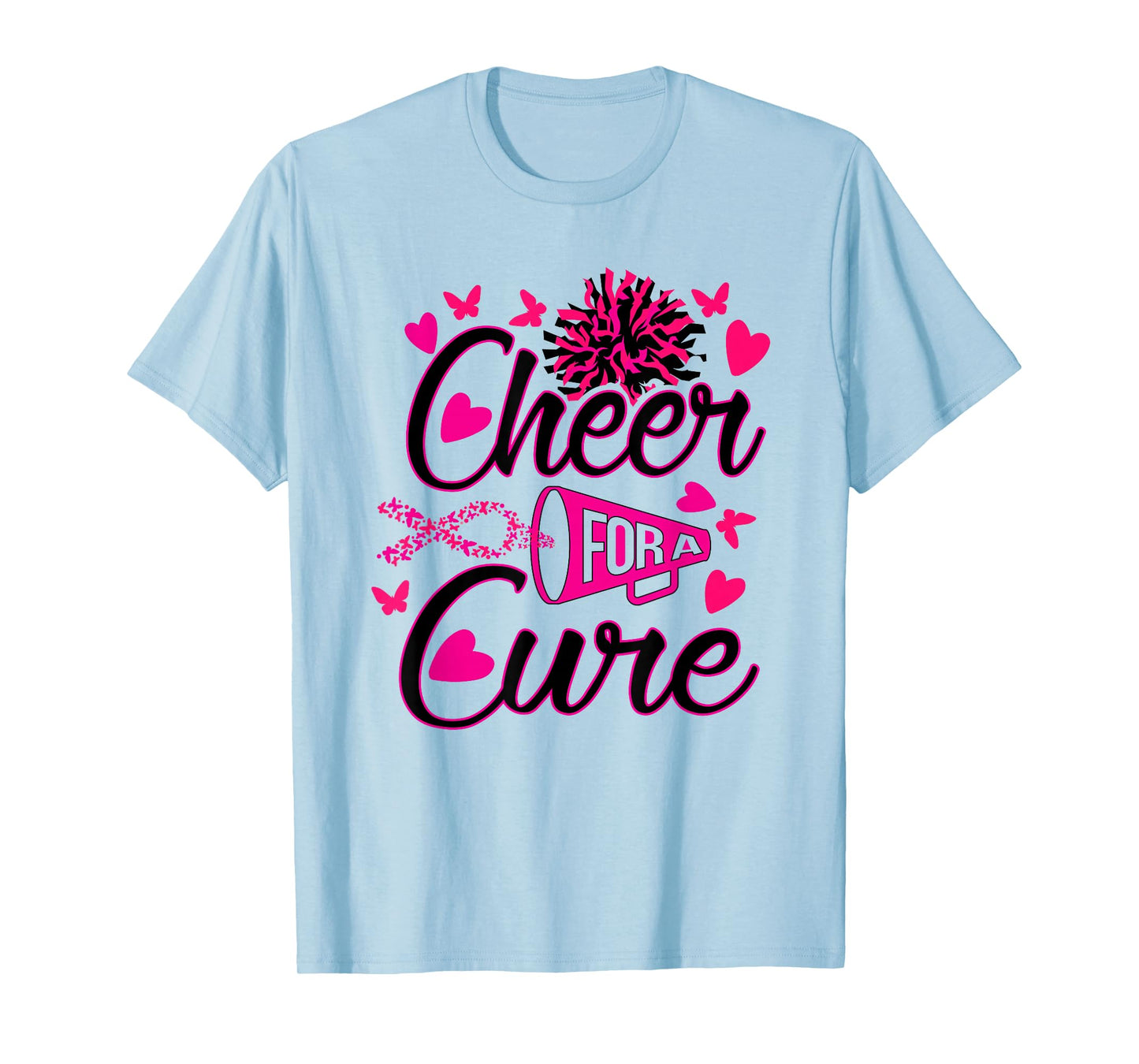 Cheer For The Cure Breast Cancer Awareness T-Shirt