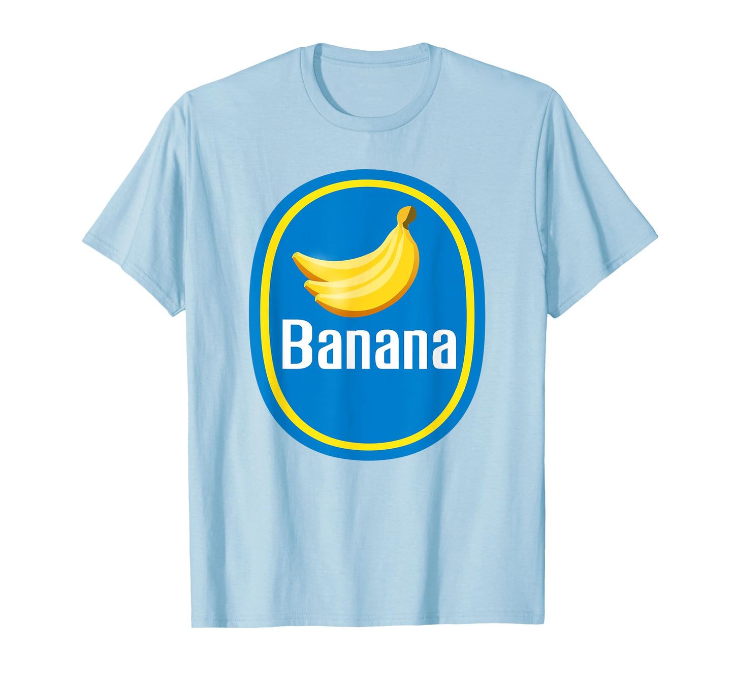 Pretend I'm A Banana Sticker DIY Halloween Costume Yellow T-Shirt