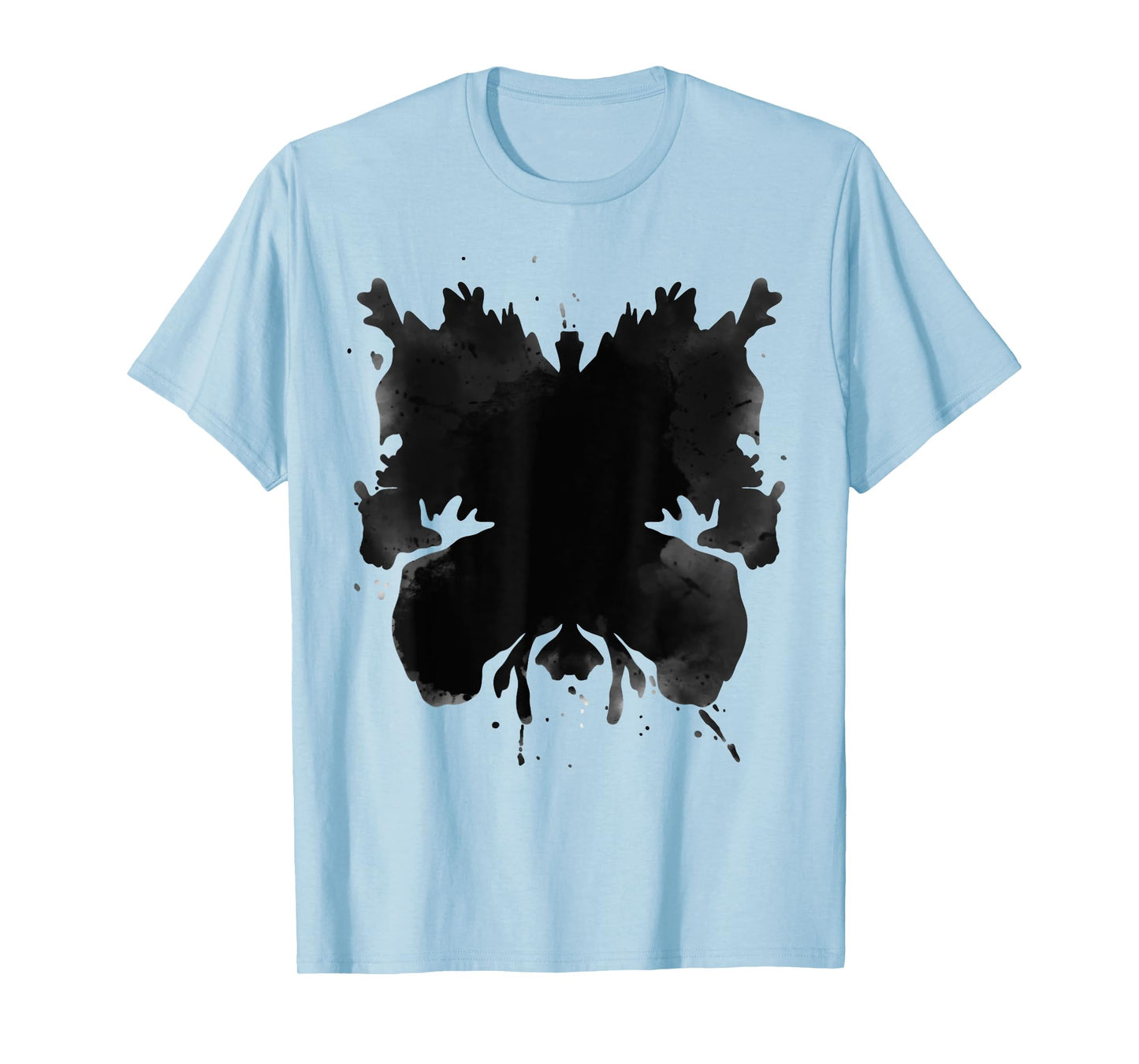 Aesthetic Moth Ink Blot Rorschach Psychology Student Teacher T-Shirt