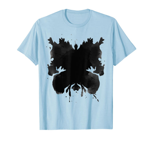 Aesthetic Moth Ink Blot Rorschach Psychology Student Teacher T-Shirt