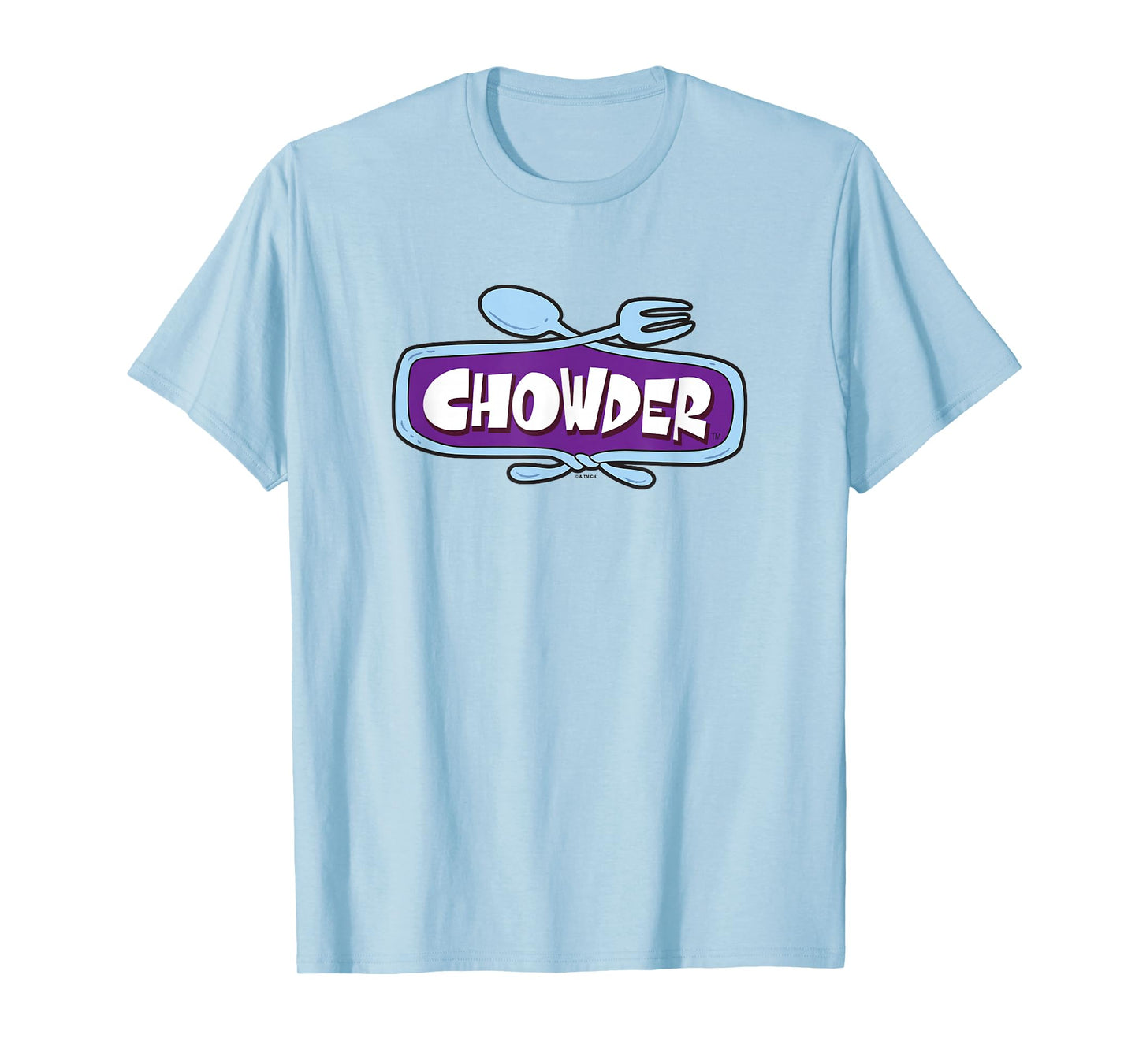 Chowder Classic Cartoon Stylized Chest Logo T-Shirt