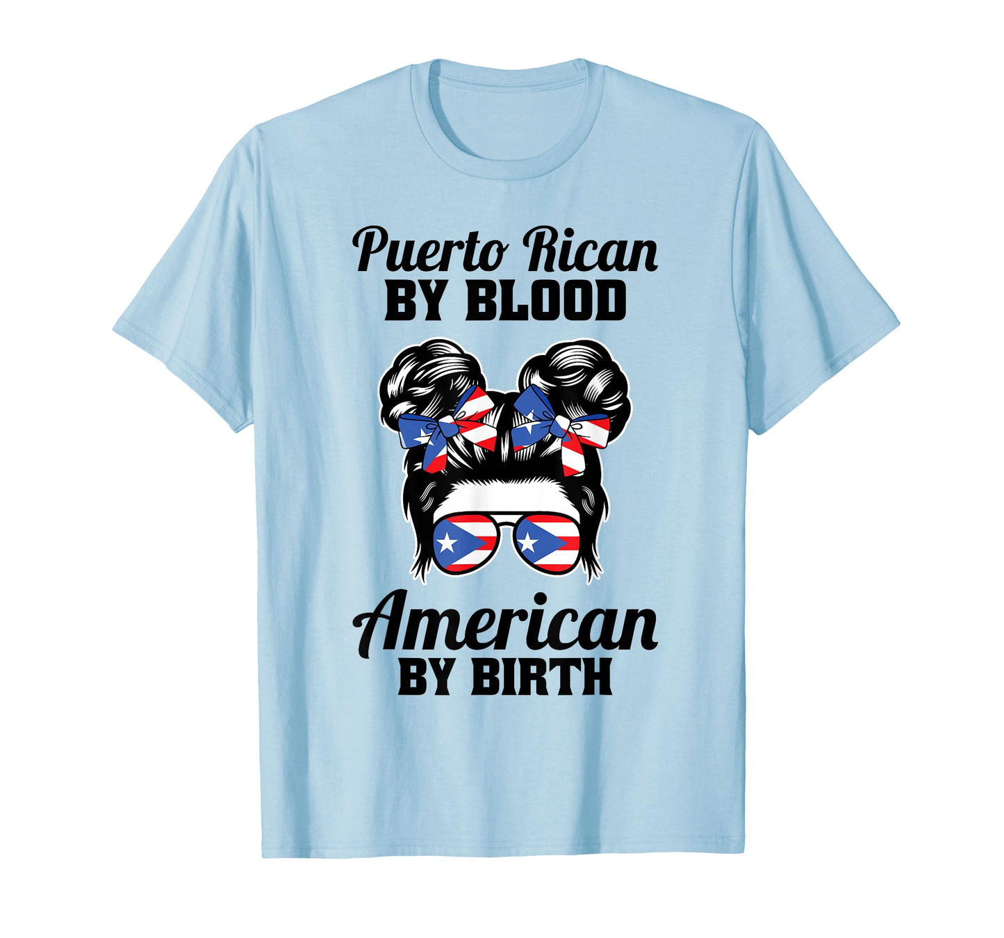 Puerto Rican by blood American by birth Puerto rican roots T-Shirt