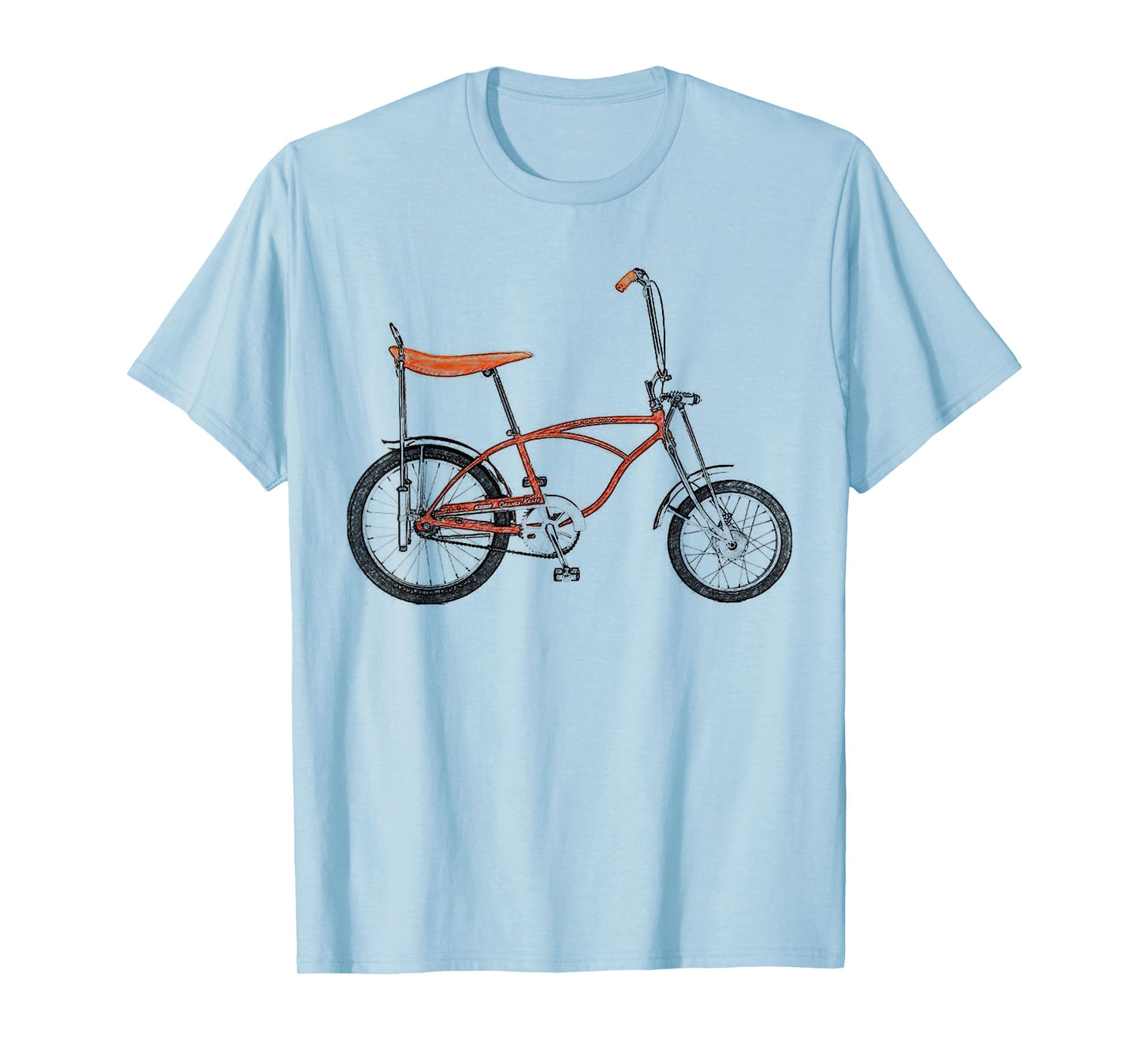 1970s Vintage Retro Banana Seat Bicycle Sketch Tee