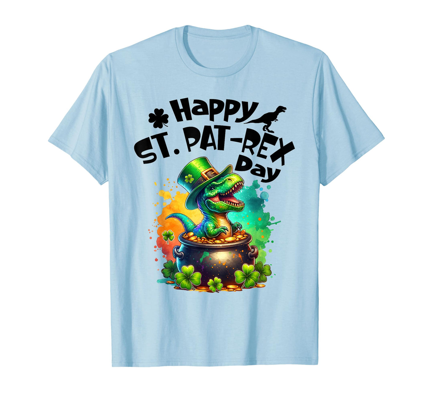 Happy St. Pat-rex Day St Patricks Day Dinosaur T-Rex Funny T-Shirt