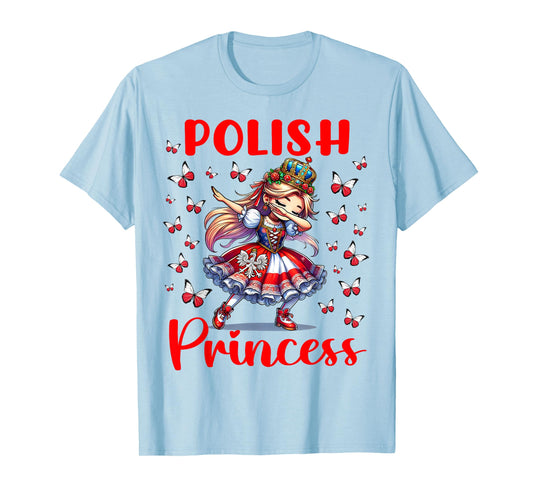 Polish Princess Dabbing for Girls & Kids T-Shirt