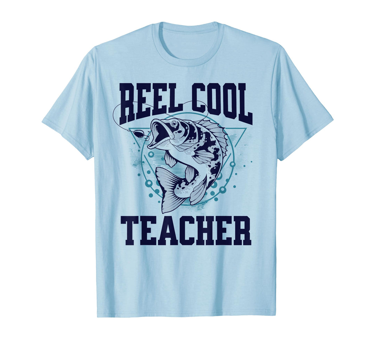 Funny Fishing Reel Cool Teacher Outdoors T-Shirt
