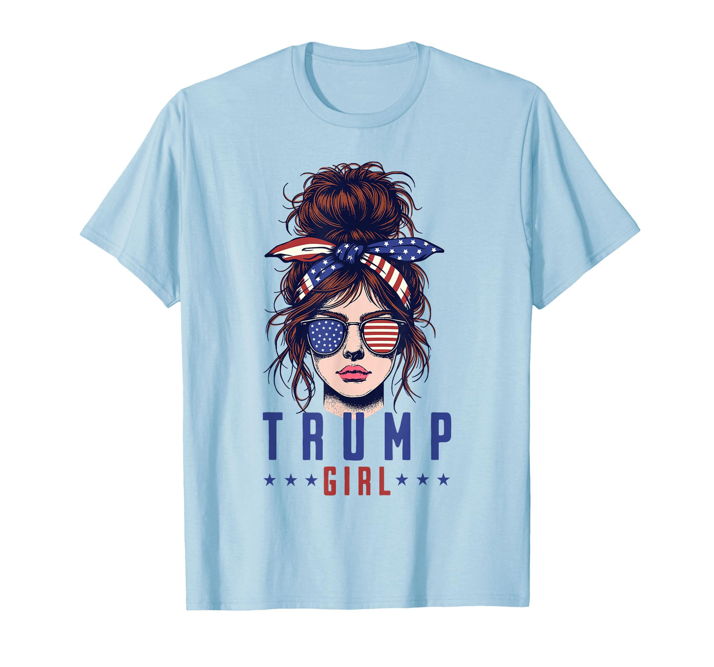 Women Yes I'm A Trump Girl Get Over It Trump 2024 Election T-Shirt