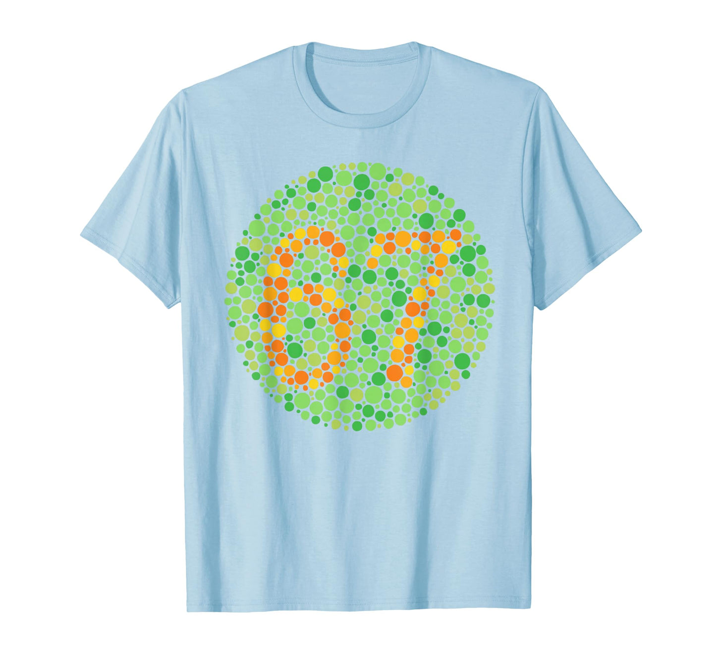 Color Blind Test 67 Six Seven Polka Dot Teacher Nurse Kids T-Shirt