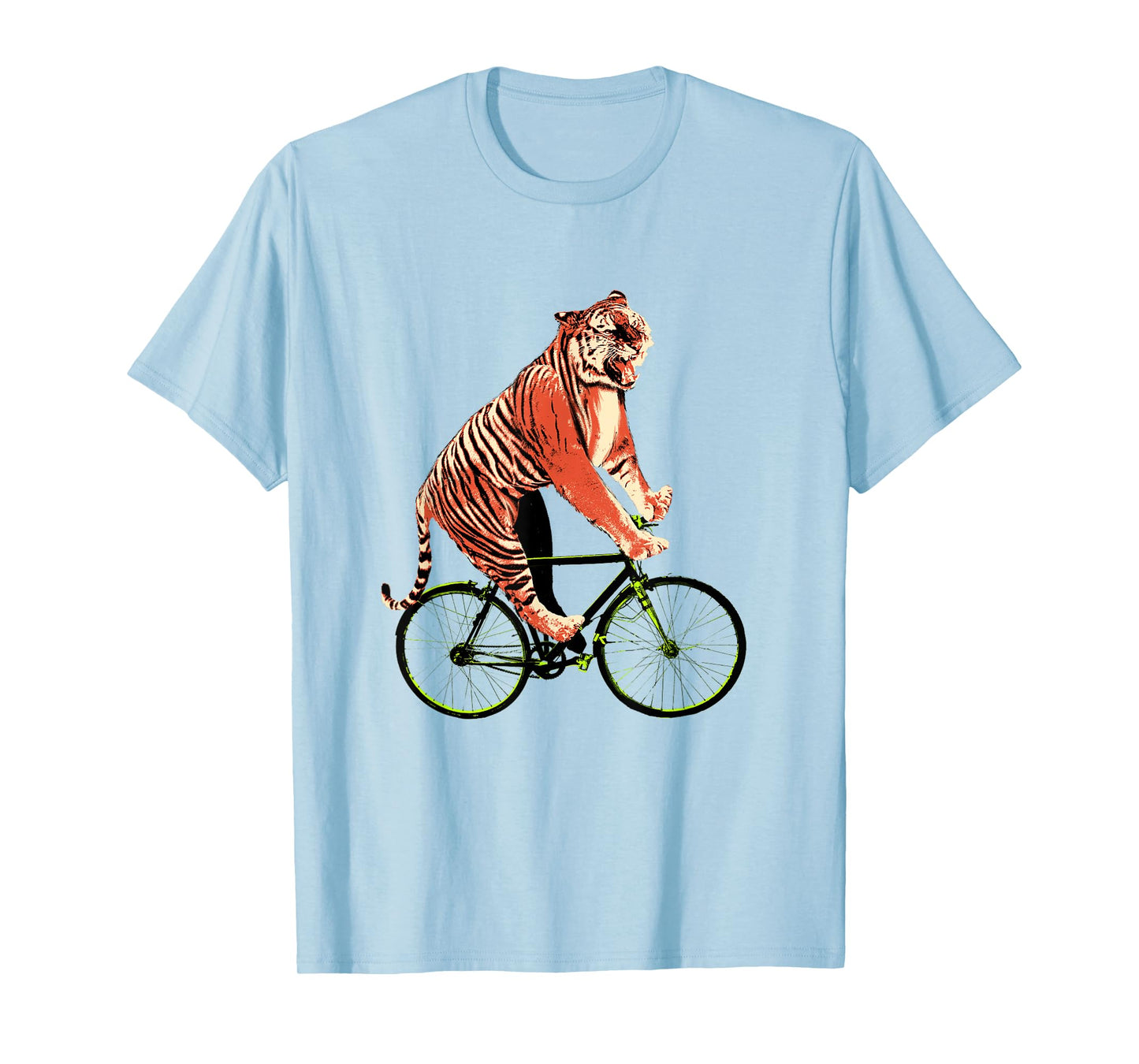 Tiger Riding Bicycle - Funny Tiger gift for a Cyclist T-Shirt