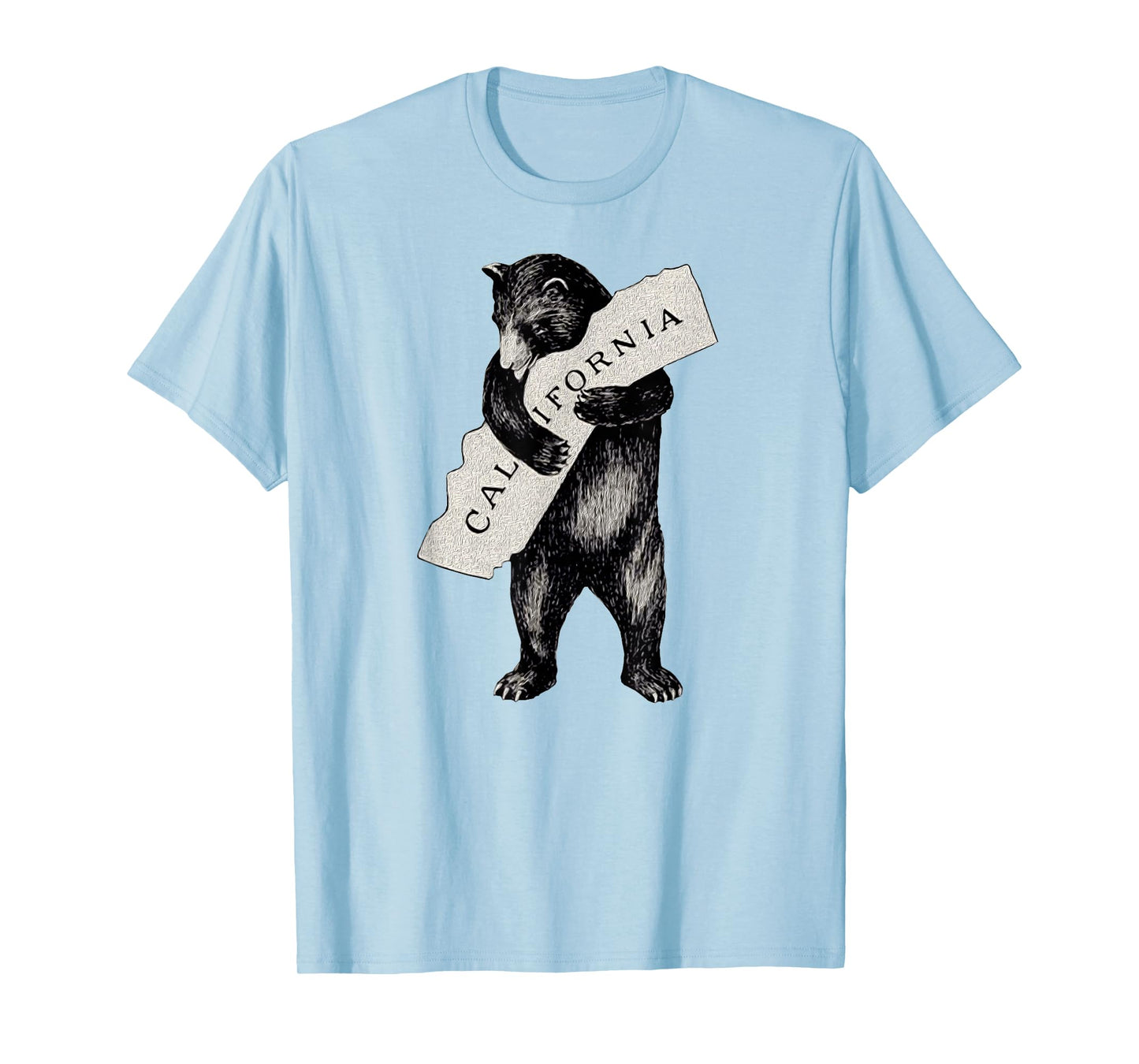 Retro I Love California Shirt Art-Vintage Cali Pride Bear T-Shirt