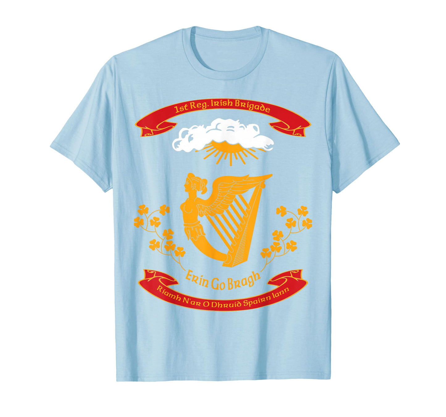 1987 Designs Civil War Era 1st Irish Brigade Flag T-Shirt