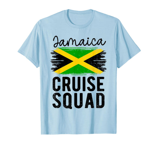 Jamaica Cruise Squad 2025 Jamaican Family Matching Cruise T-Shirt