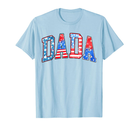 Mama Dada 4th of July American Family Matching Tees Mom Dad T-Shirt