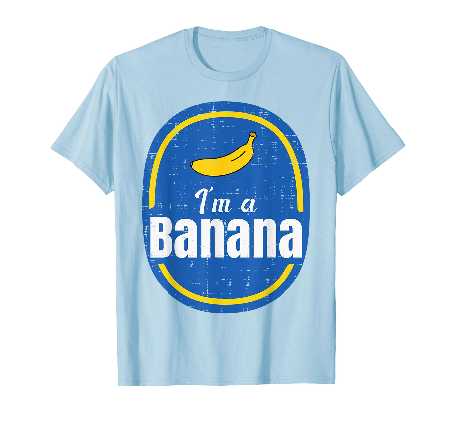 Halloween Im Banana Funny Fruit Food Costume Men Women Kids T-Shirt