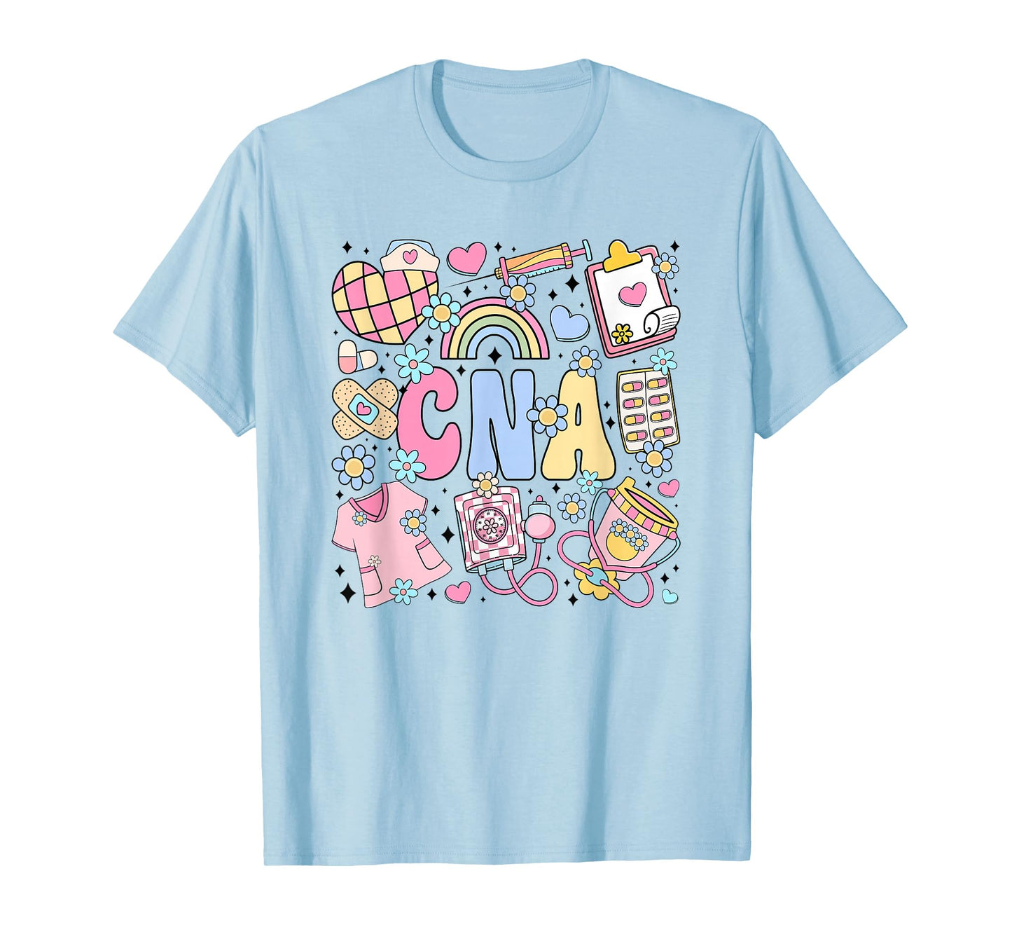 CNA Nurse Stuff Retro Certified Nursing Assistant Nursing T-Shirt