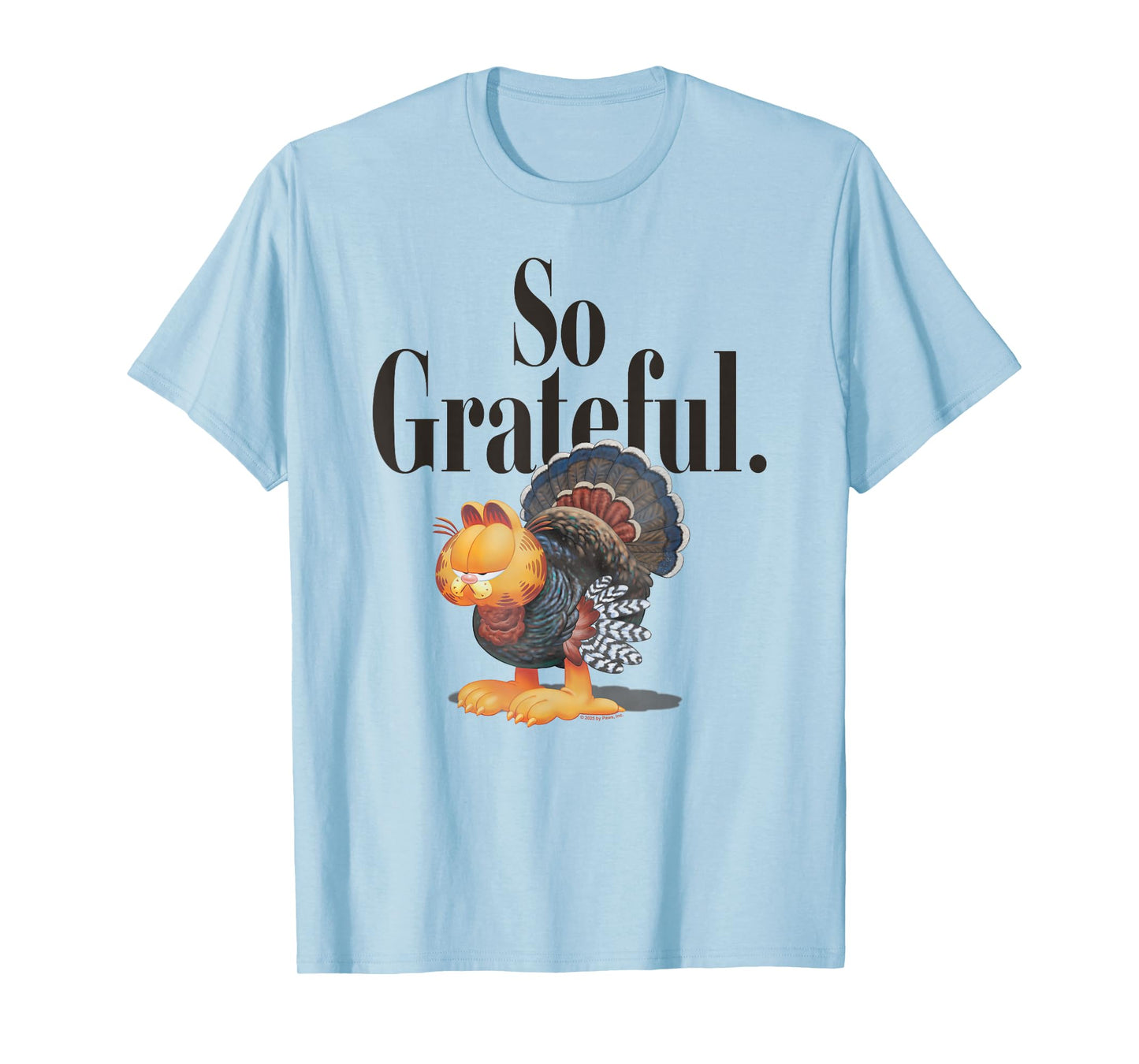 Garfield Thanksgiving So Grateful Turkey Garfield Retro T-Shirt